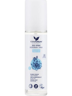 Cosnature Waterlily Γυναικείο Αποσμητικό Spray 24h Χωρίς Αλουμίνιο 75ml