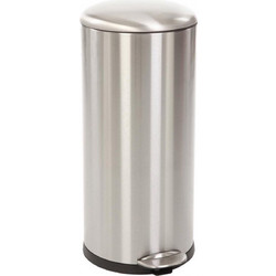 Καλάθι απορριμμάτων Eko Belle Deluxe με χωρητικότητα 30L και διαστάσεις 38x33x66cm - Matt Silver