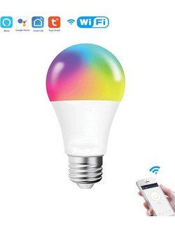 WIFI λαμπτήρας Led E27 A60 9W RGB+3CCT με Tuya,Alexa & Google Assistant SAGA 1519900 VITO