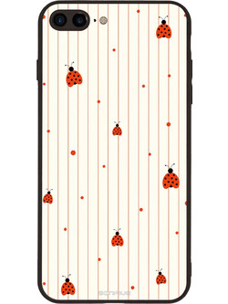 Sonique Stripe Stories Series Θήκη με Σχέδιο «Πασχαλίτσα» (iPhone 8 Plus / 7 Plus)