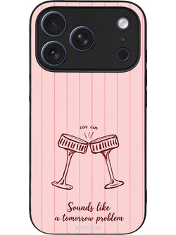 Sonique Stripe Stories Series Θήκη με Σχέδιο «Cin Cin» (iPhone 17 Pro)