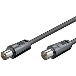 ATC Καλώδιο Κεραίας Coax Male to Coax Female 1.5m Black 03.003.0050