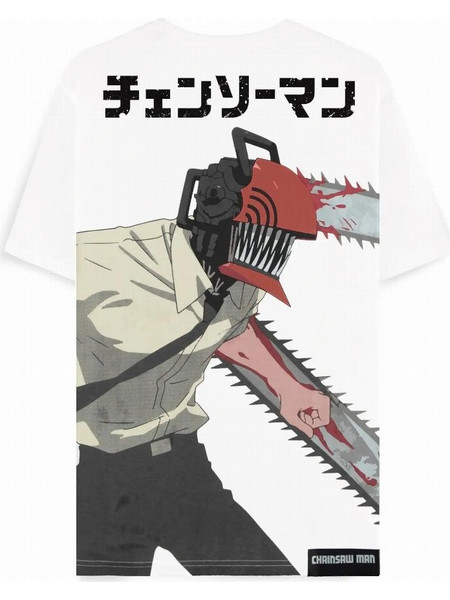 Chainsaw Man - Chainsaw Man Bloody White T-Shirt