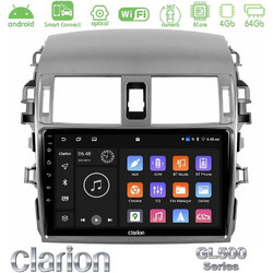 Clarion GL500 Series Toyota Corolla 2008-2010 Ηχοσύστημα Αυτοκινήτου 2 DIN 9" με GPS U-GL5-TY0144