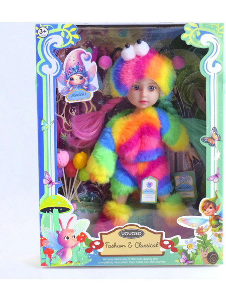 Plush Doll Series - Κούκλα Νεράιδα Πεταλούδα 12 Ιντσών με 12 Αρθρώσεις QJ183