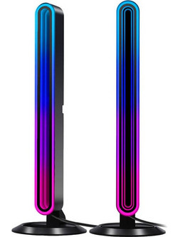 BlitzWolf BW-AL1 Επιτραπέζια Λάμπα LED RGB, Διπλή, Ασύρματο Τηλεχειριστήριο