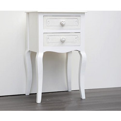 ΚΟΜΟΔΙΝΟ ΞΥΛΙΝΟ ΛΕΥΚΟ 40x32x67.5cm