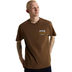 VANS DISTORTED REALITY SS TEE VINTAGE VN0010FQFST-FST Καφέ