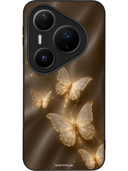 Sonique Diva Series Θήκη Χρυσές Πεταλούδες (Huawei Pura 80 Pro 5G)