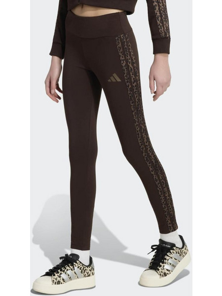 Adidas animal girls' leggings παιδικό κολάν KZ2469 brown