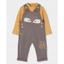 BOBOLI Set knit for baby boy -BCI - 254012 - ΑΓΟΡΙ - BROWN