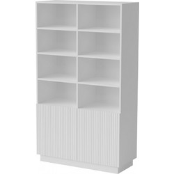 Cama Meble Liverti Βιβλιοθήκη Λευκή 100x42x171cm