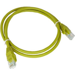 Alantec U/UTP Cat.5e Καλώδιο Δικτύου Ethernet 0.25m Yellow