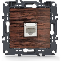 Acaelec Prime Πρίζα Τηλεφώνου RJ11 CAT3 Ξύλο (1000113006)