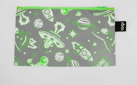 Refletive Loqi Zip Pocket space ufo