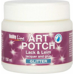 Kreul 150ml Art Potch Κόλλα και Βερνίκι Decoupage Glitter Gold