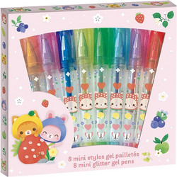 8 MINI ΜΑΡΚΑΔΟΡΟΙ ΑΠΟ ΤΖΕΛ ΜΕ ΧΡΥΣΟΣΚΟΝΗ JANOD STATIONARY (ΓΙΑ ΠΑΙΔΙΑ +6)