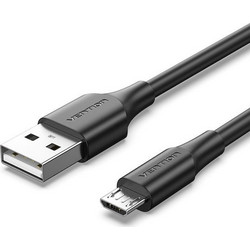 Vention Regular Καλώδιο USB-A to micro USB 0.5m Μαύρο