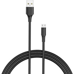 Vention Regular Καλώδιο USB-A to micro USB 0.25m Μαύρο