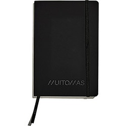 MUITOMAS ΣΗΜΕΙΩΜΑΤΑΡΙΟ ΡΙΓΕ ΛΑΣΤΙΧΟ 80 ΦΥΛΛΑ 13x21x1.2cm 80gsm ΜΑΥΡΟ