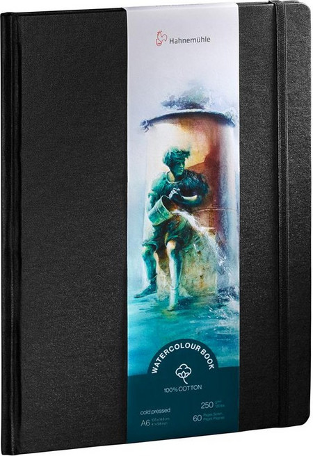 Hahnemuhle Σκληρόδετο Watercolour Book 100% Cotton A6 (10,5x14,8cm) Portait 250g Cold Pressed 30 φύλλων