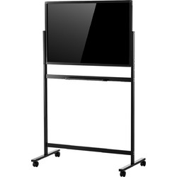VEVOR Γυάλινος Μαγνητικός Πίνακας Γραφής 888x583 mm Λευκός με Βάση και Ροδάκια 2PCZKGCBLBGZO6PMT001V0