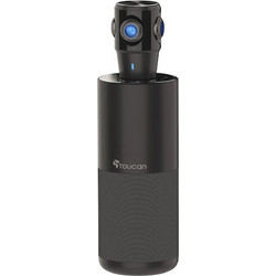 Toucan Connect 360 Video Conference System, Full HD 1080p, 360 Camera, AI Voice Tracking, 5W Speaker, USB & Bluetooth