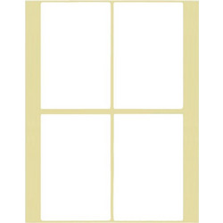 Αυτοκόλλητες Ετικέτες Λευκές No22 40x72mm 40 Φύλλα 4 Ετικέτες Ανα Φύλλο