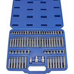 Σετ Μύτες Ribe, XZN, Torx, Security Torx & Allen 30/75mm με Αντάπτορες 3/8" & 1/2" Σετ 75 Τεμαχίων