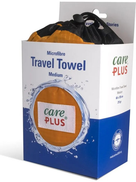 Care Plus Πετσέτα Microfibre Μεσαία 60x120cm Orange Orange