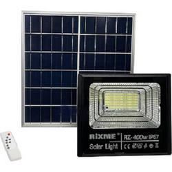 Solar Floodlight Αδιάβροχο 400W με ηλιακό πάνελ, τηλεχειριστήριο και χρονοδιακόπτη-OEM