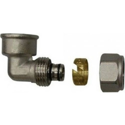 ΓΩΝΙΑ ΠΟΛΥΣΤΡΩΜΑΤΙΚΗΣ ΘΗΛΥΚΗ AL-PEX Φ16Χ1/2''X2