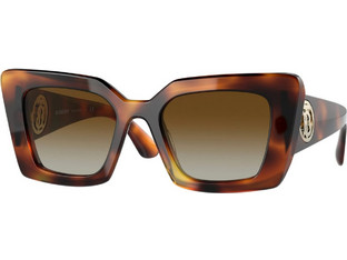 Burberry BU4344 3316/T5 Γυναικεία Γυαλιά Ηλίου Πεταλούδα Κοκάλινα Ταρταρούγα με Καφέ Degradee Φακό
