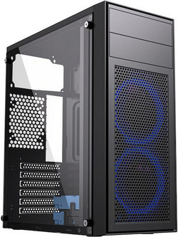 Gembird Fornax M100 Black Micro Tower Κουτί Υπολογιστή με Πλαϊνό Παράθυρο