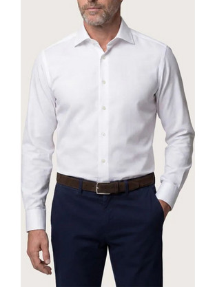 CAMICISSIMA PERMANENT SHIRT LONG SLEEVE ROMAR01057-WHITE White