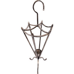 Fylliana Ομπρελοθήκη Μεταλλική Ασημί 29.5x29.5x71cm