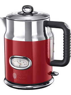Russell Hobbs Retro Ribbon 21670-70 Ανοξείδωτος Βραστήρας 1.7lt 2400W Κόκκινος