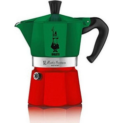 Bialetti Moka Express Tricolore Μπρίκι Espresso 3cups Πράσινο