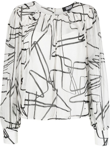 DKNY Γυναικείο Top Λευκό P2KAVQ07