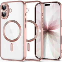 Tech-Protect MagFlex MagSafe Back Cover Shiny Rose Gold (iPhone 17)