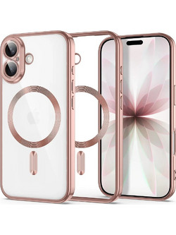 Tech-Protect MagFlex MagSafe Back Cover Shiny Rose Gold (iPhone 17)