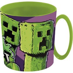 Minecraft The Movie Παιδική πλαστική κούπα για μικροκύματα 390 ml