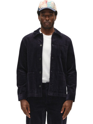 Gabba Gabbeta Ibre Ανδρικό Πουκάμισο Μακρυμάνικο Overshirt Μπλε 12110-0588