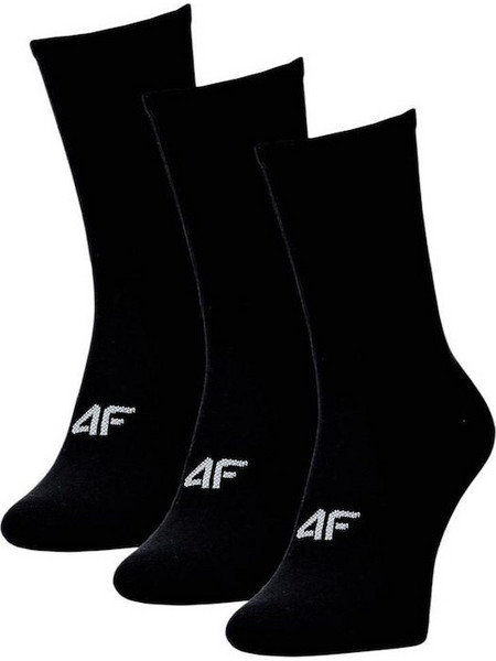 4F Ανδρικές Κάλτσες Μαύρες 3-Pack 4FWMM00USOCM733-20S