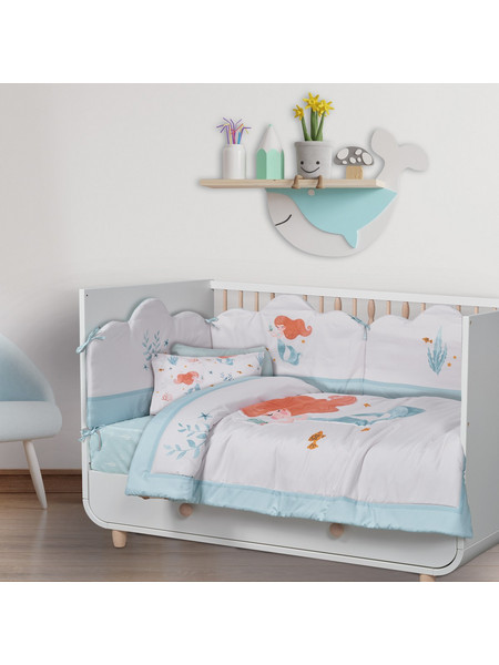 Das Baby Κουβερλι fun 4876 Λιλα, Μεντα, ροζ 110x150
