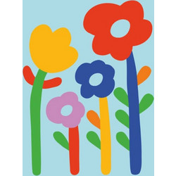 Χαρτοπετσέτα Super Flowers (Σετ 20Τμχ) 133002979 33x33cm Multi Paperproducts Design Χαρτί