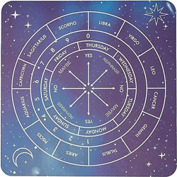 Επιφάνεια Εκκρεμές Pendulum Mat Galaxy με σχέδιο Γαλαξία και Ζώδια 20cm