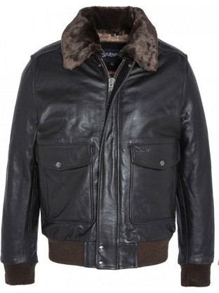 Schott LC5331X Ανδρικό Μπουφάν Καφέ ANT. BROWN