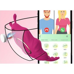 Ophelia's Dream Toys- App magnetic panty vibrator pink- 10CL-16-42pnk