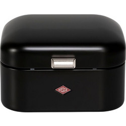 Δοχείο ψωμιού WESCO Single Grandy μαύρο ματ, μεταλλικό bread bin